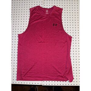 Under Armour Men’s Tech Vent Sleeveless Shirt – Size Large – Fuchsia – NWOT